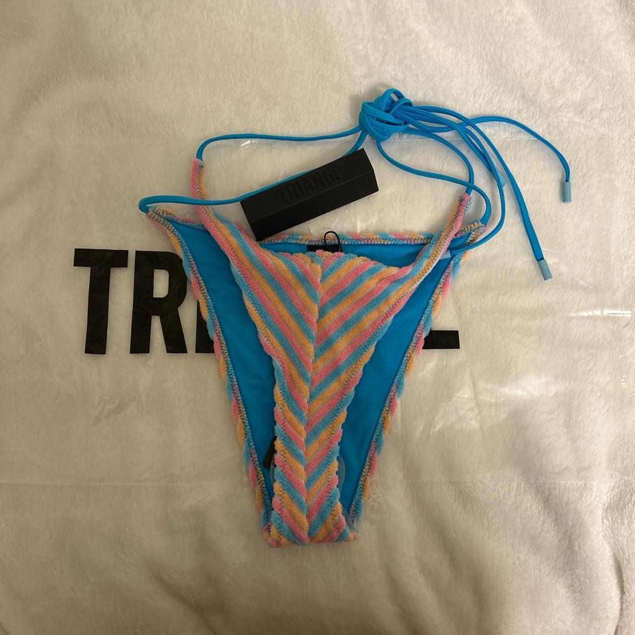 Triangl Swim Sherbet Stripe Bikini Size Small top