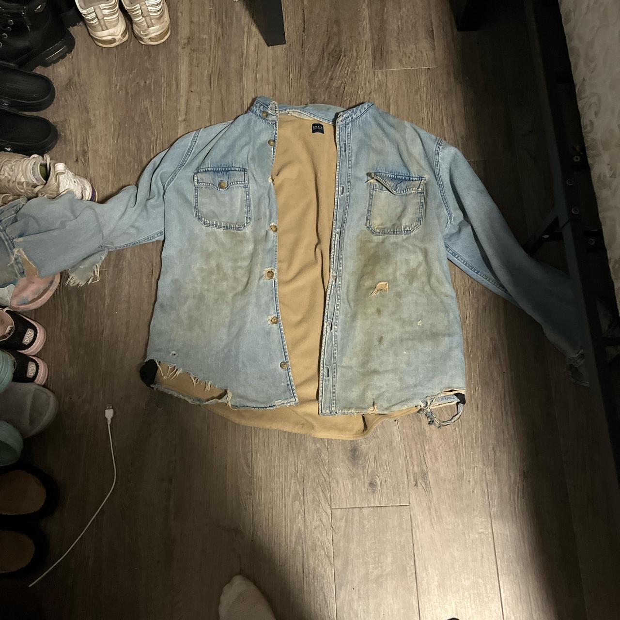 Basic Editions Men's Jacket - Blue/Multi - L – Vi… - image 2