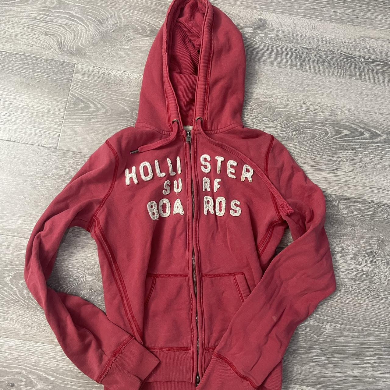 Hollister hotsell pink coat