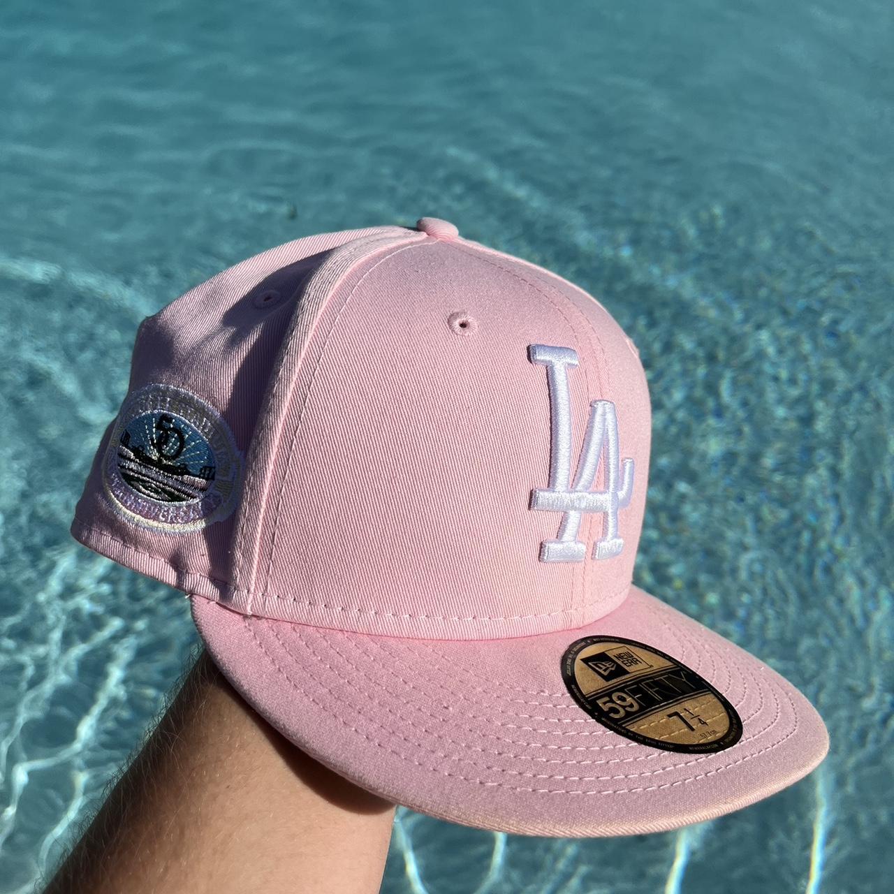 New Era Men's Pink Hat Depop