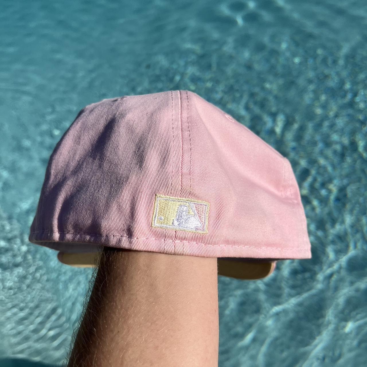 New Era Men's Pink Hat Depop