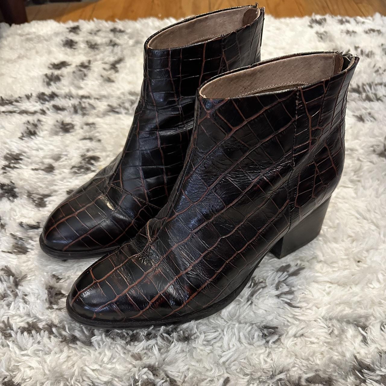 Mason crocodile cheap effect chelsea boots