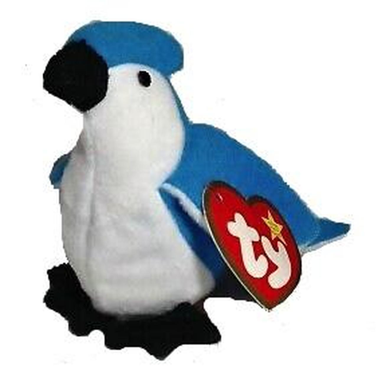  TY Beanie Babies Rocket the Blue Jay Bird Stuffed