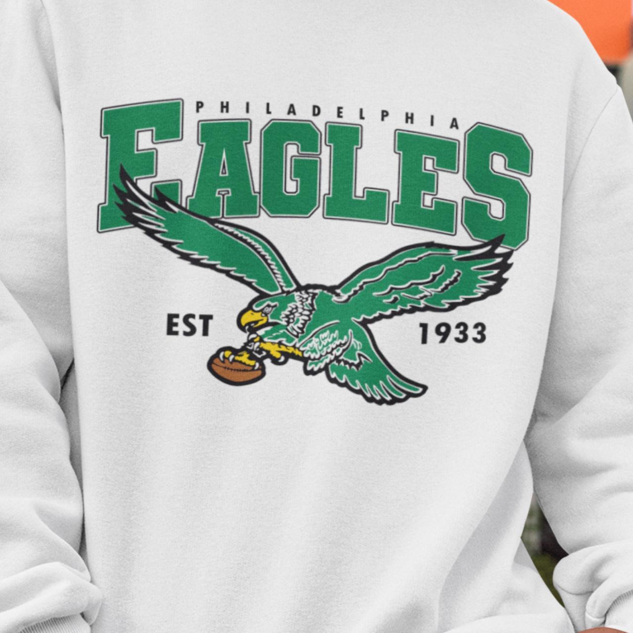 Philadelphia eagles sweatshirt Seize: womens small - Depop