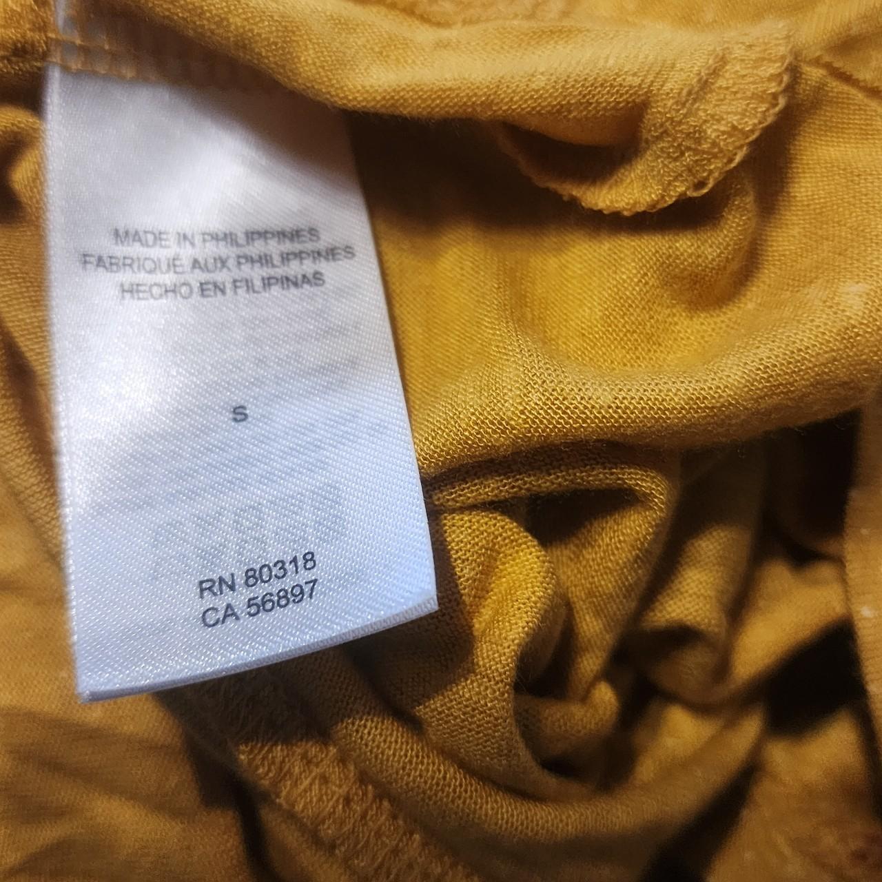 Lucky Brand Sleeveless Top Mustard Yellow V Neck - Depop