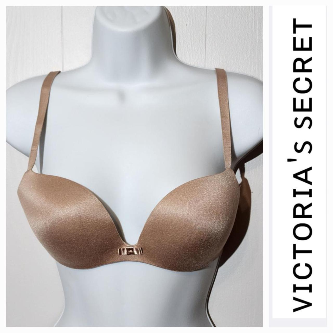 Victoria's Secret 32D Bra Lined Demi Beige I - Depop