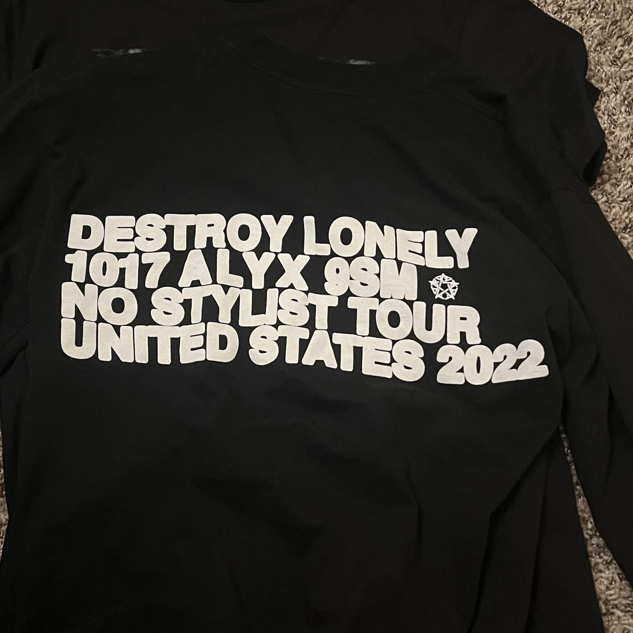 destroy lonely tour merch 1017 alyx longsleeve brand... Depop