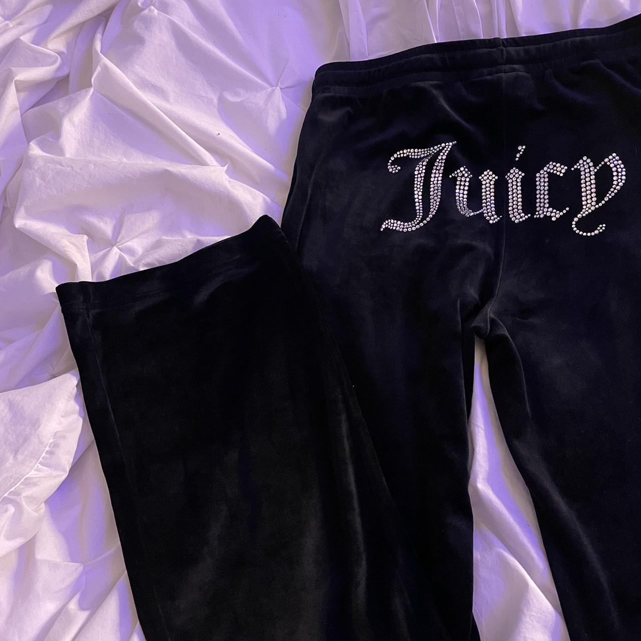 Juicy Couture Women's Black Trousers | Depop