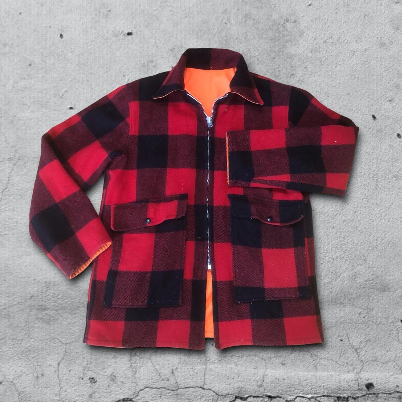 vintage-woolrich-reversible-buffalo-plaid-hinting-depop