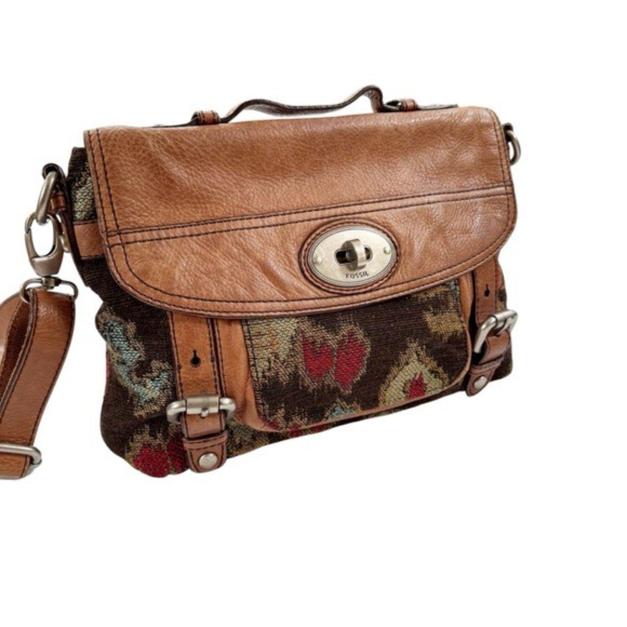 Fossil Women's Satchels - Brown/Multi – Fossil Bo… - image 4