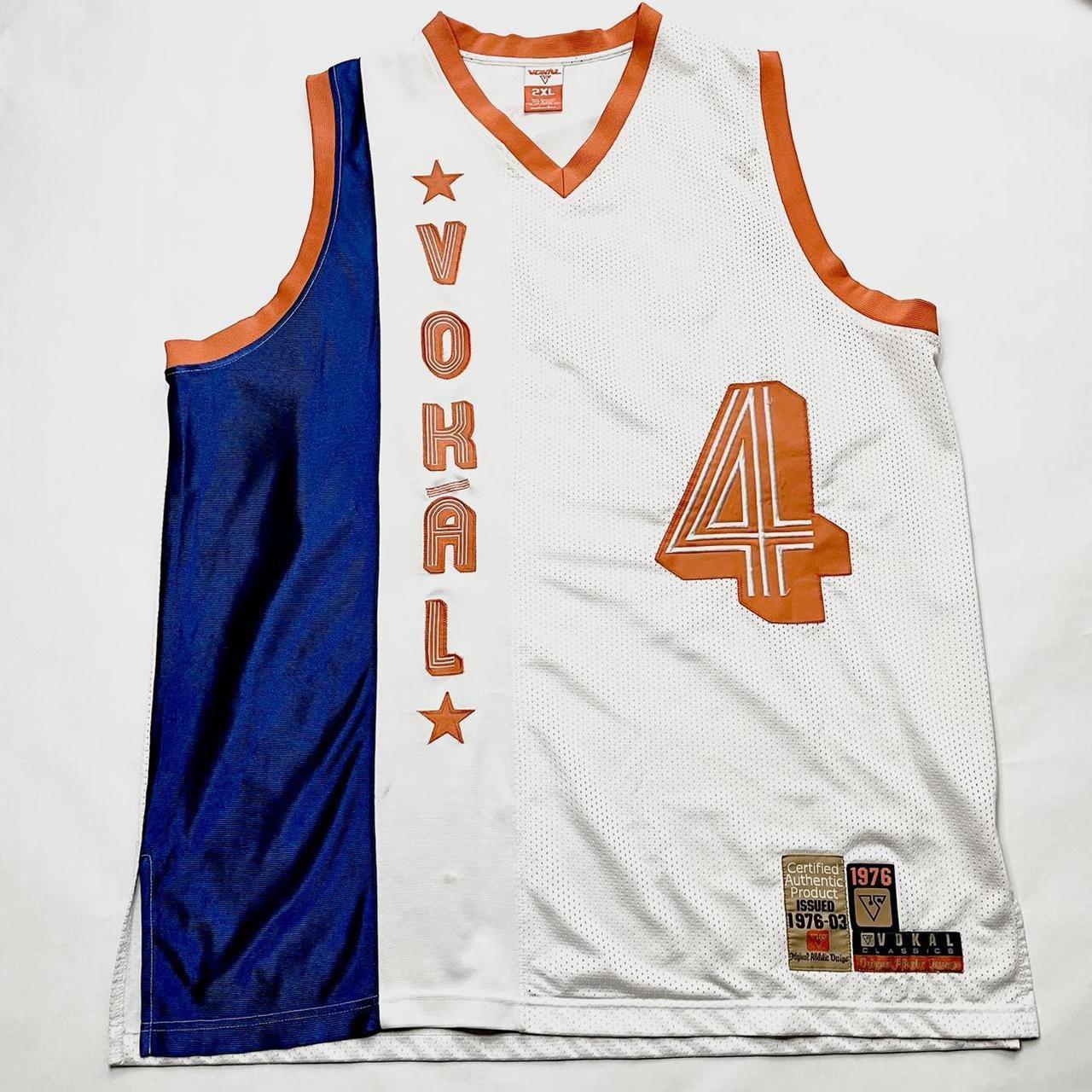 NBA Men's White and Orange Shirt (2)