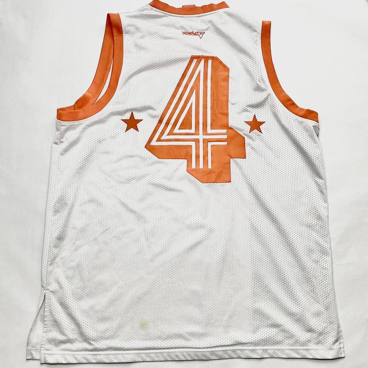 NBA Men's White and Orange Shirt (3)