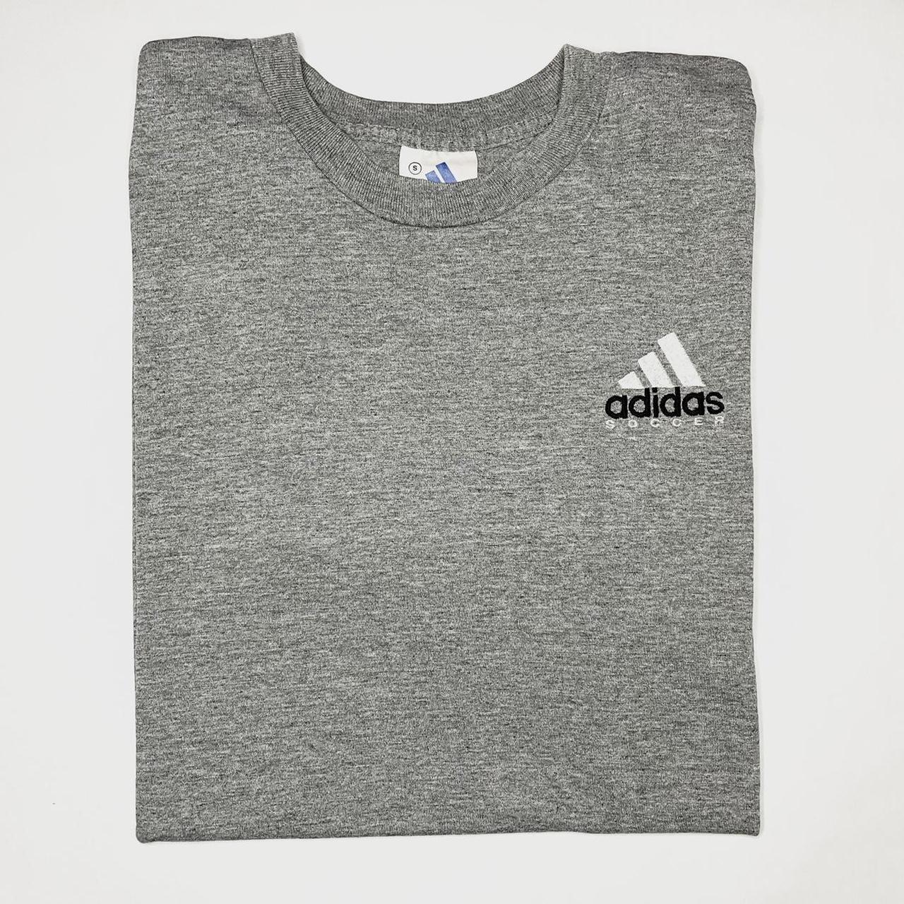 Lodge aanwijzing Condenseren Adidas Men's Grey and White T-shirt | Depop