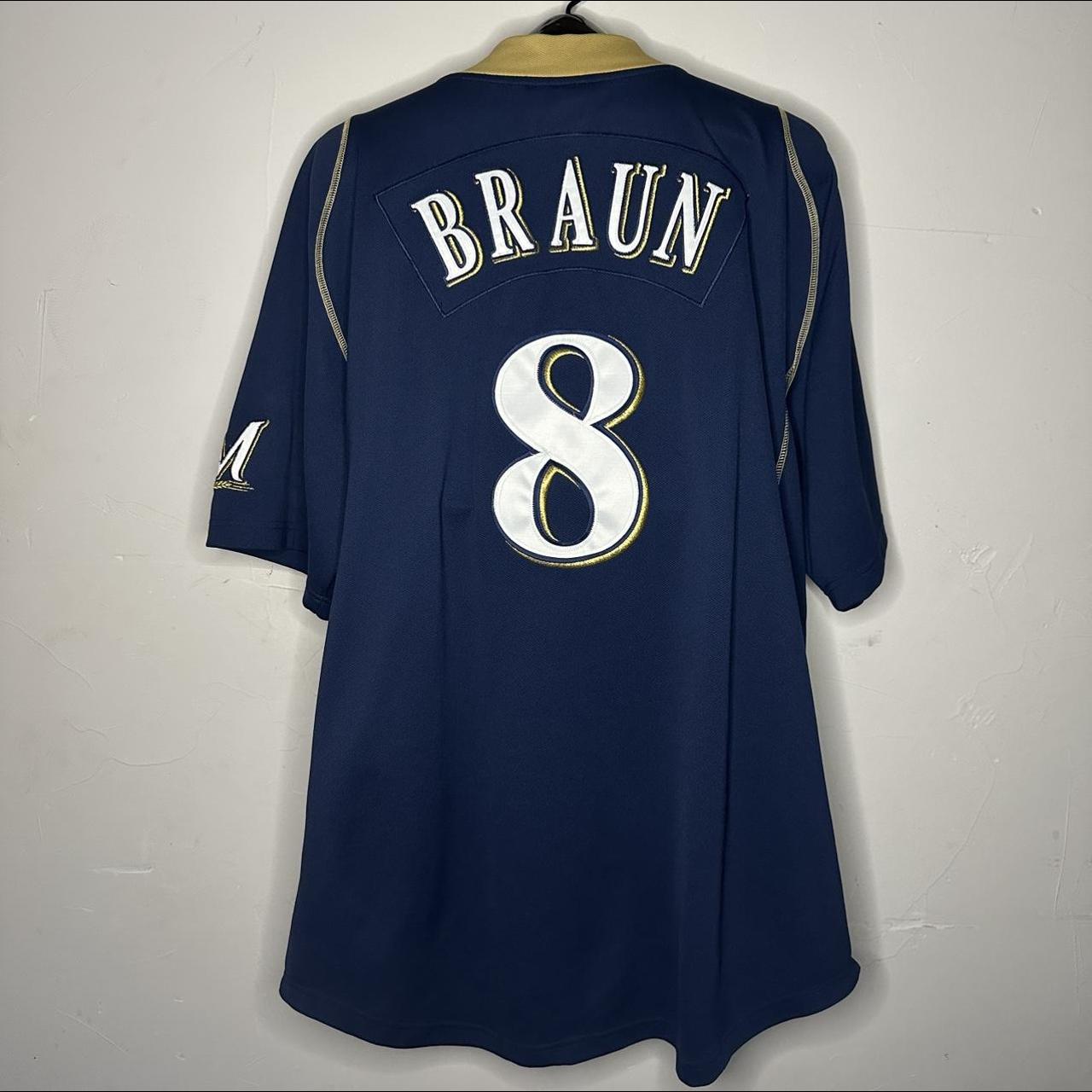 XXL - Milwaukee Brewers Nike Ryan Braun Jersey – Twisted Thrift