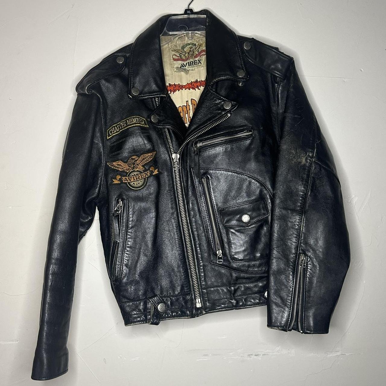 🏍️🧥 Vintage Avirex Motorcyle Club x Percy Waters x ... - Depop