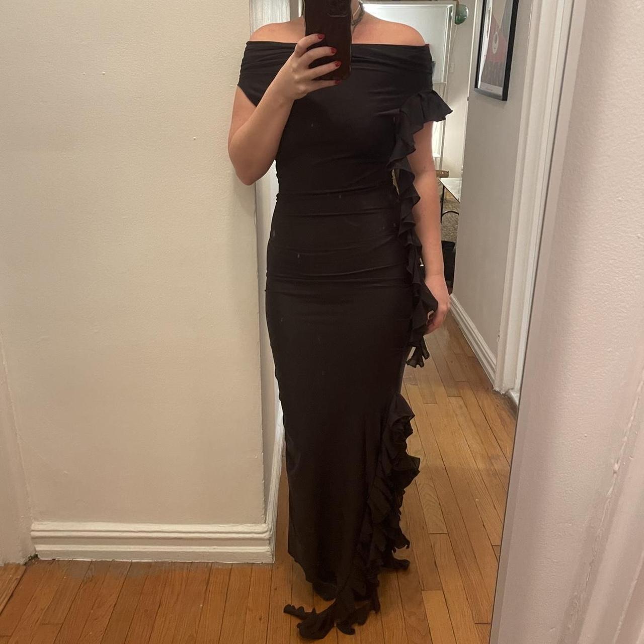 fanci club ruffle dress