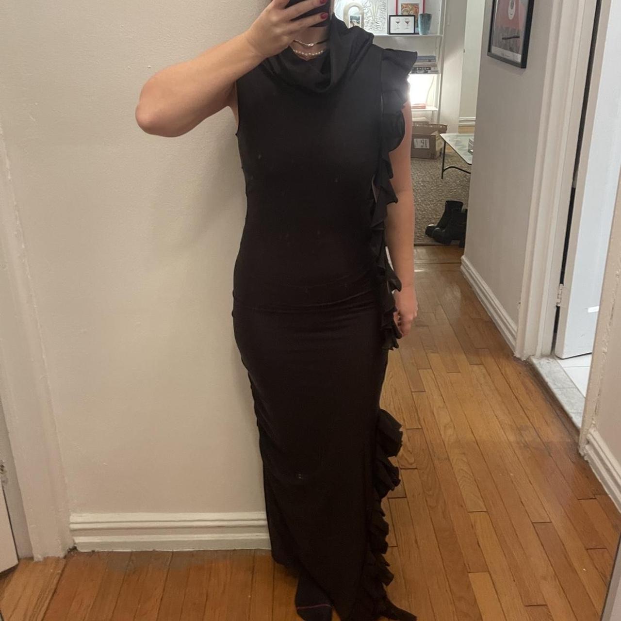 fanci club ruffle dress