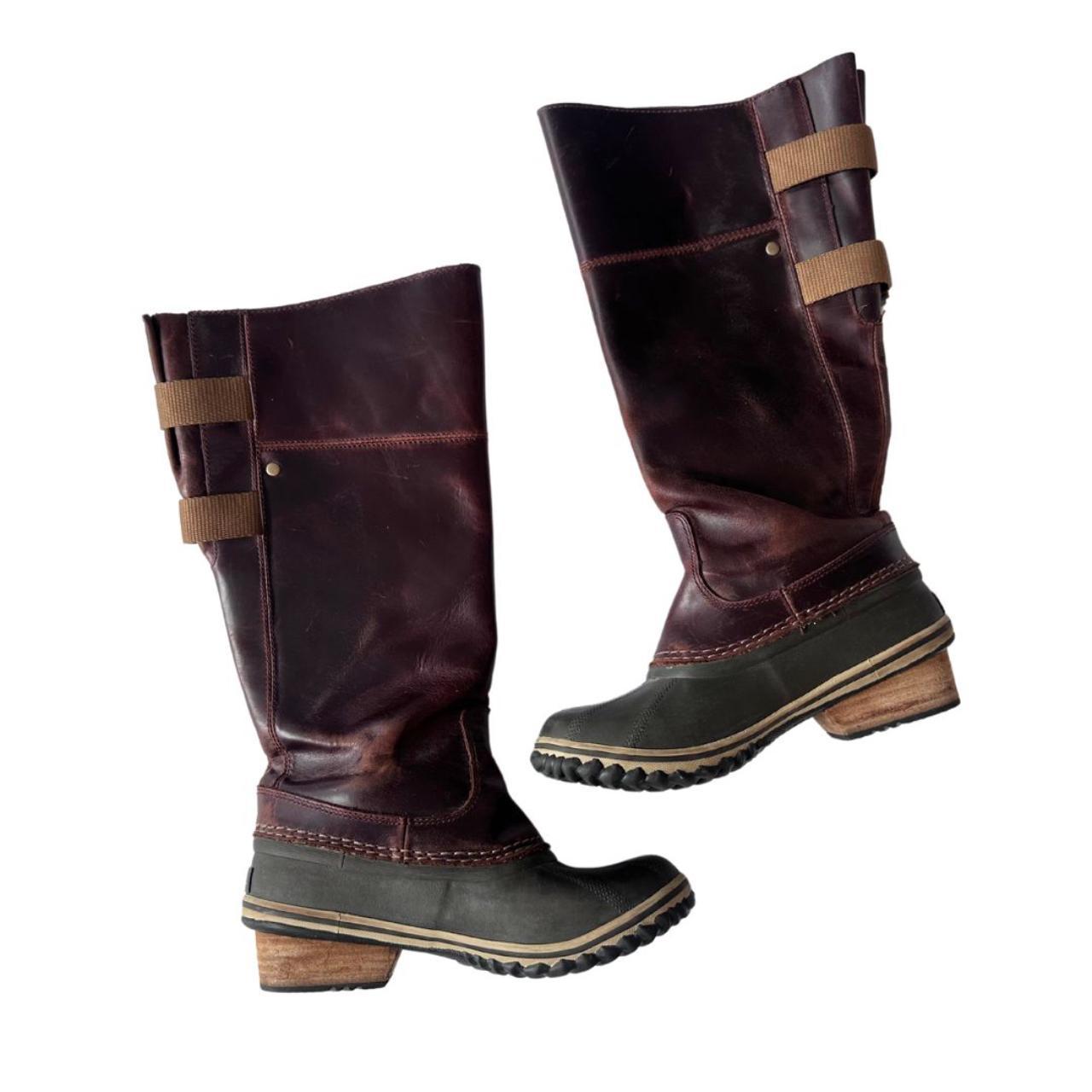 Sorel slimpack riding hot sale boot british tan