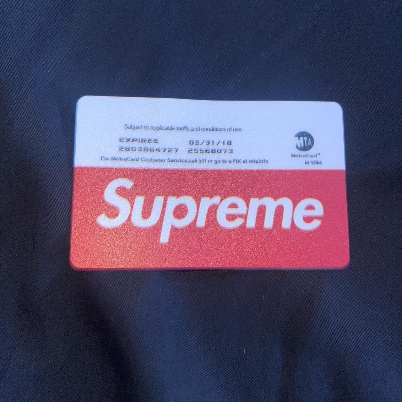 Supreme Metro Card For SALE Pretty simple item but... - Depop