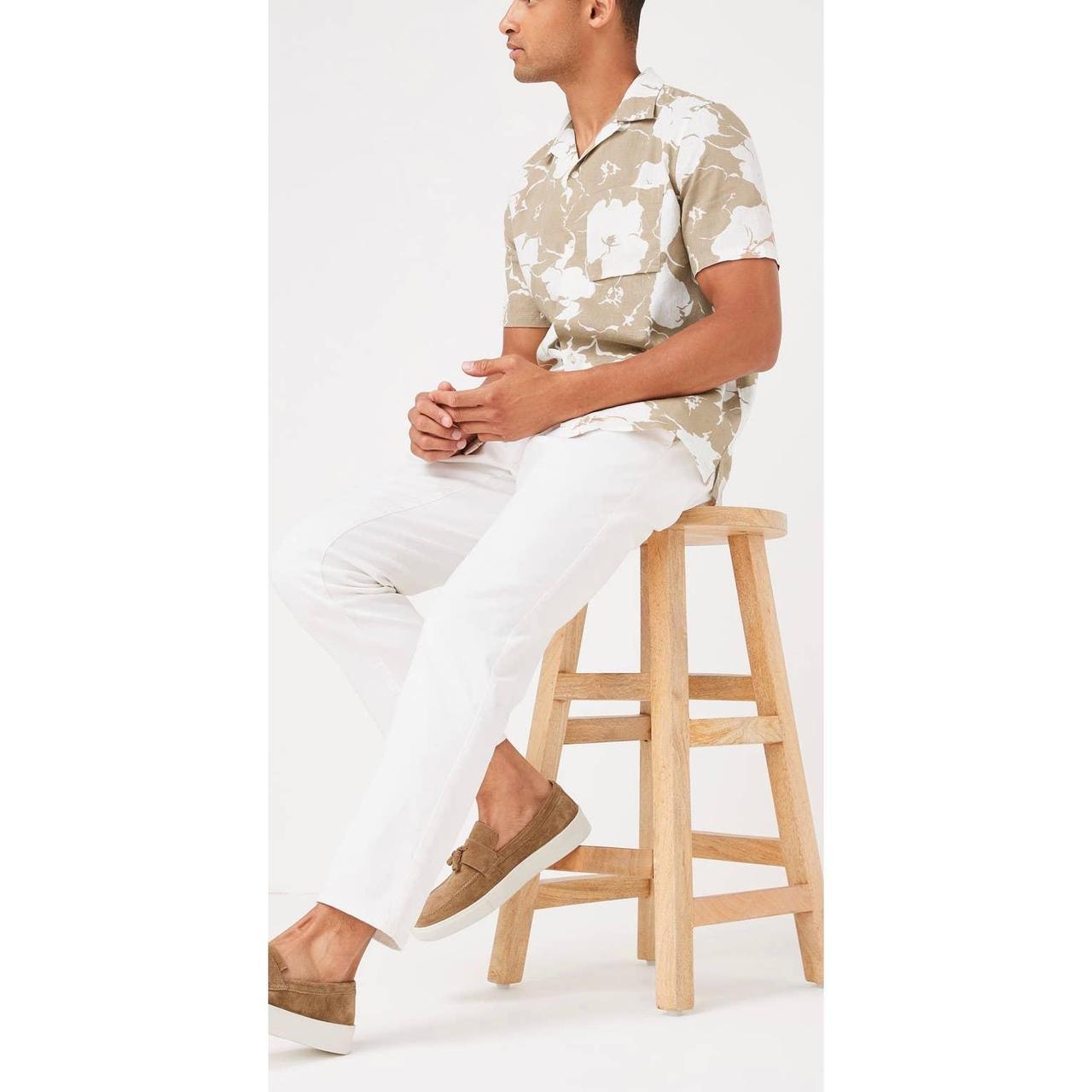 Gap Men - Vacay Button Down / KHAKI TROPICAL/ M /... - Depop