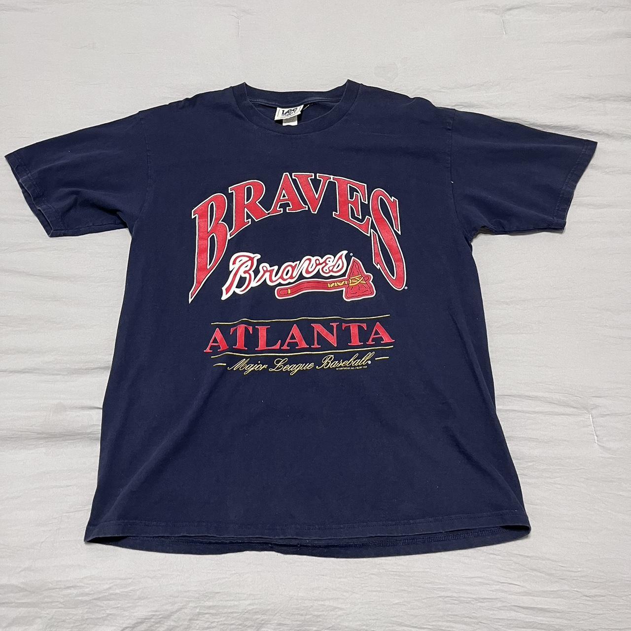 Vintage BRAVES t shirt Size medium Great condition - Depop