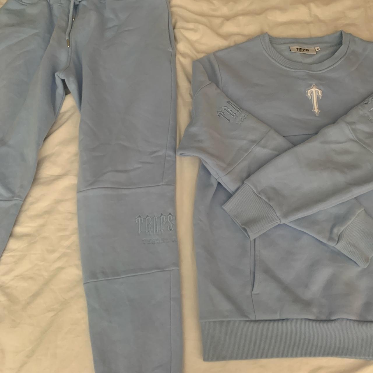 Trapstar ice blue tracksuit Worn a couple of... Depop