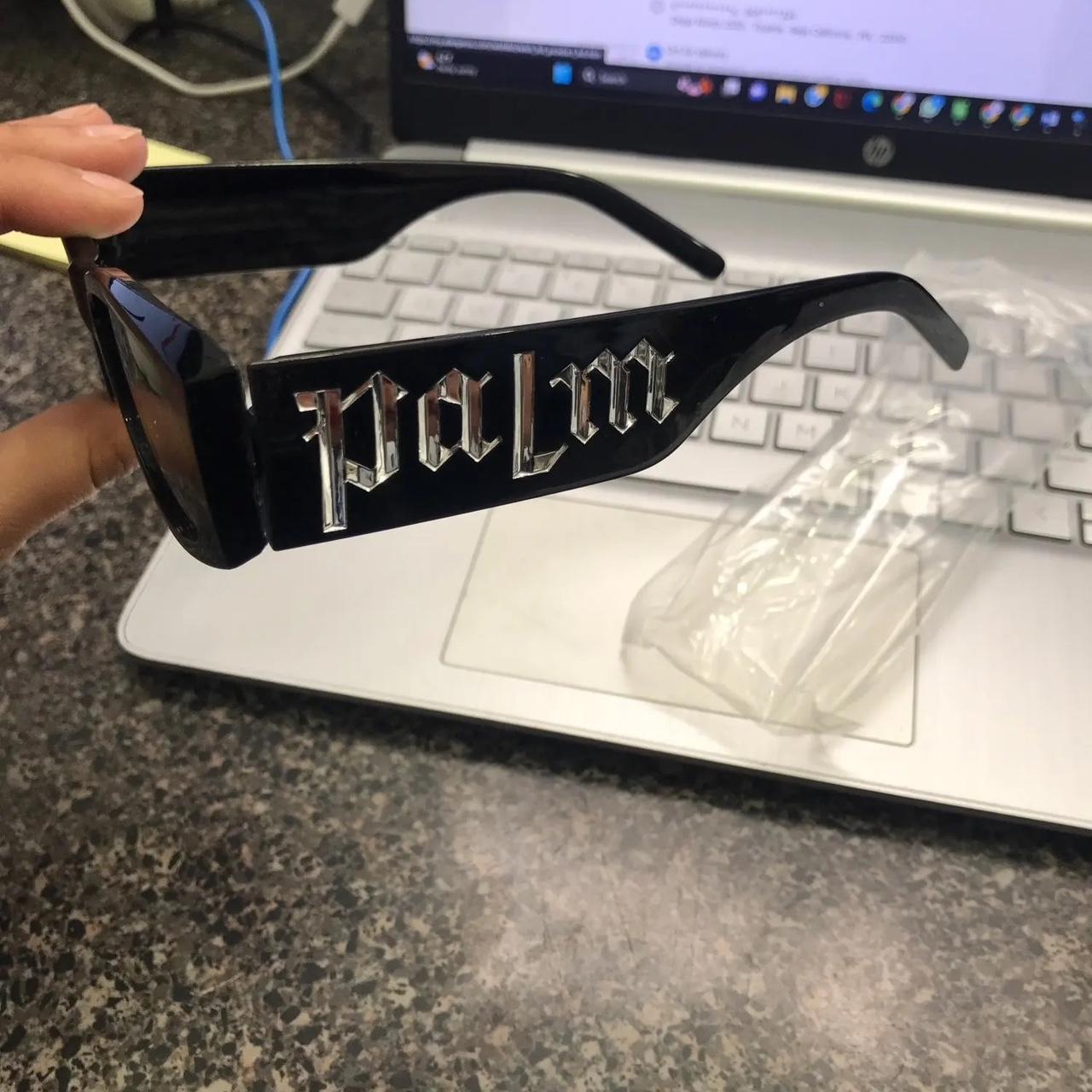 Palm Angels Men's Black Sunglasses