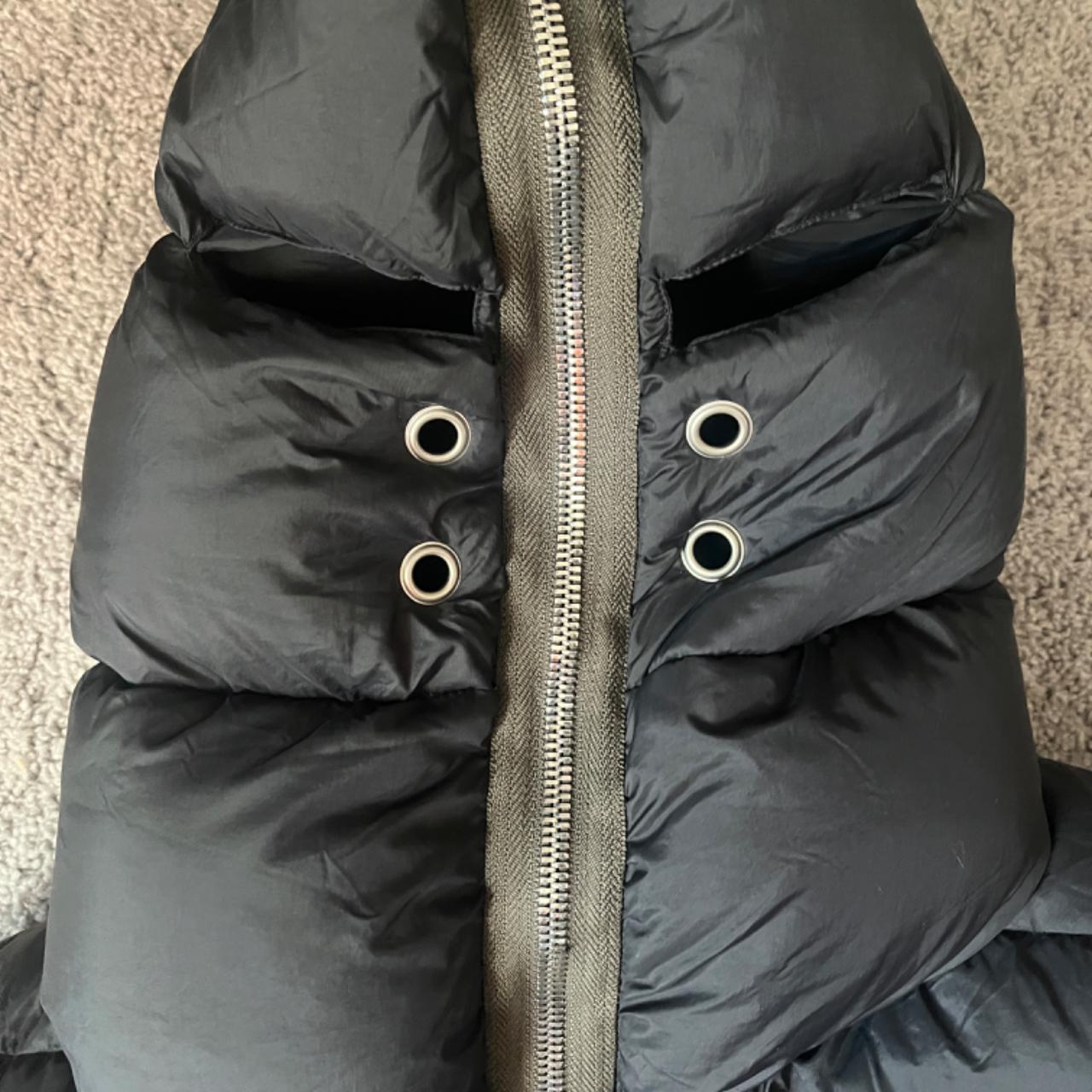 Rick owens gimp vest puffer Size medium fits like... - Depop