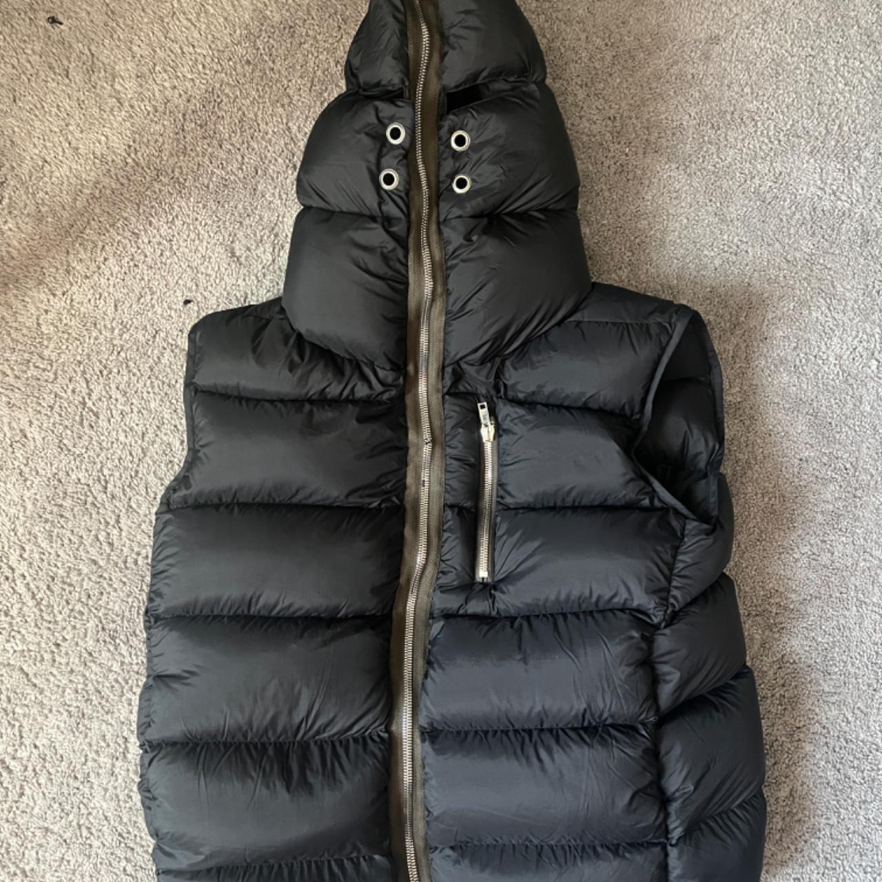 Rick owens gimp vest puffer Size medium fits like... - Depop