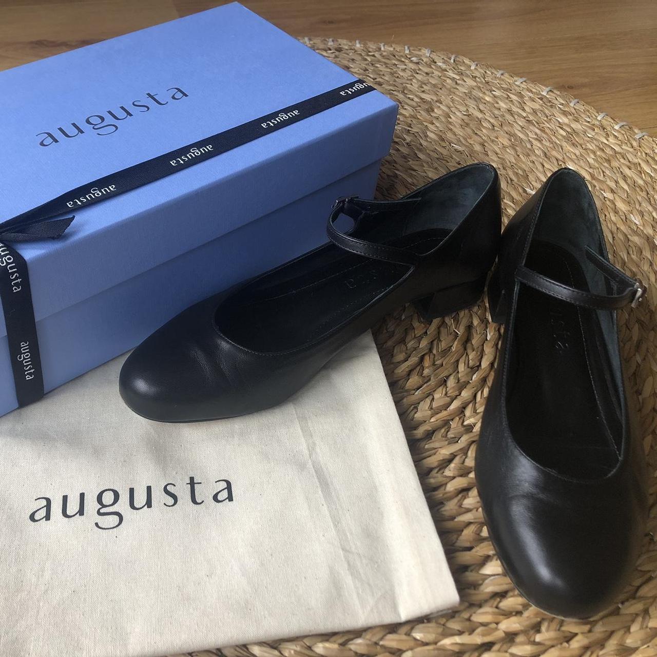 Augusta Mary-Jane shoes, size 38, Black
