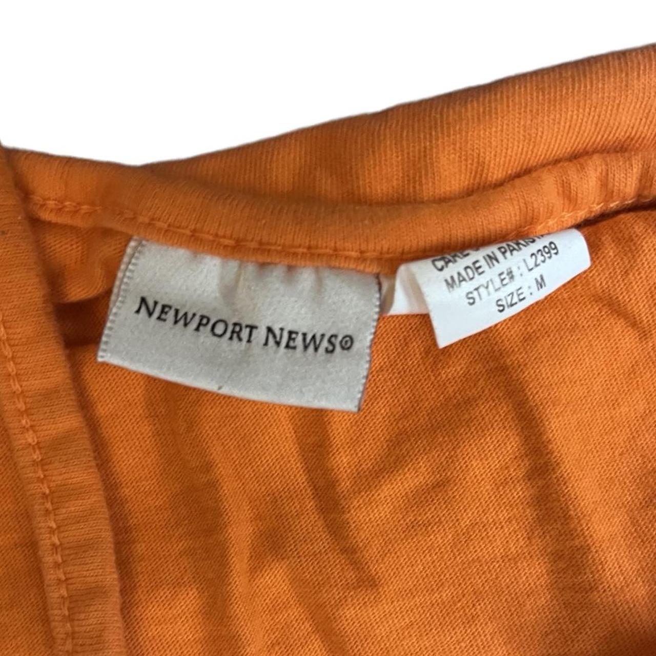 Newport Women's Orange Shirt | Depop