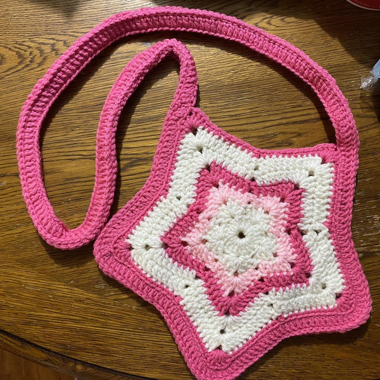 Crochet Star purse! handmade purse by me! With a... - Depop