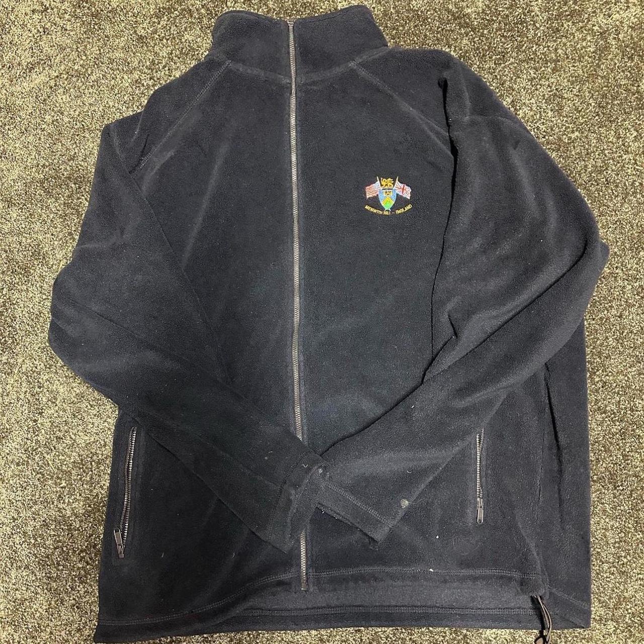 nike navy blue fleece jacket