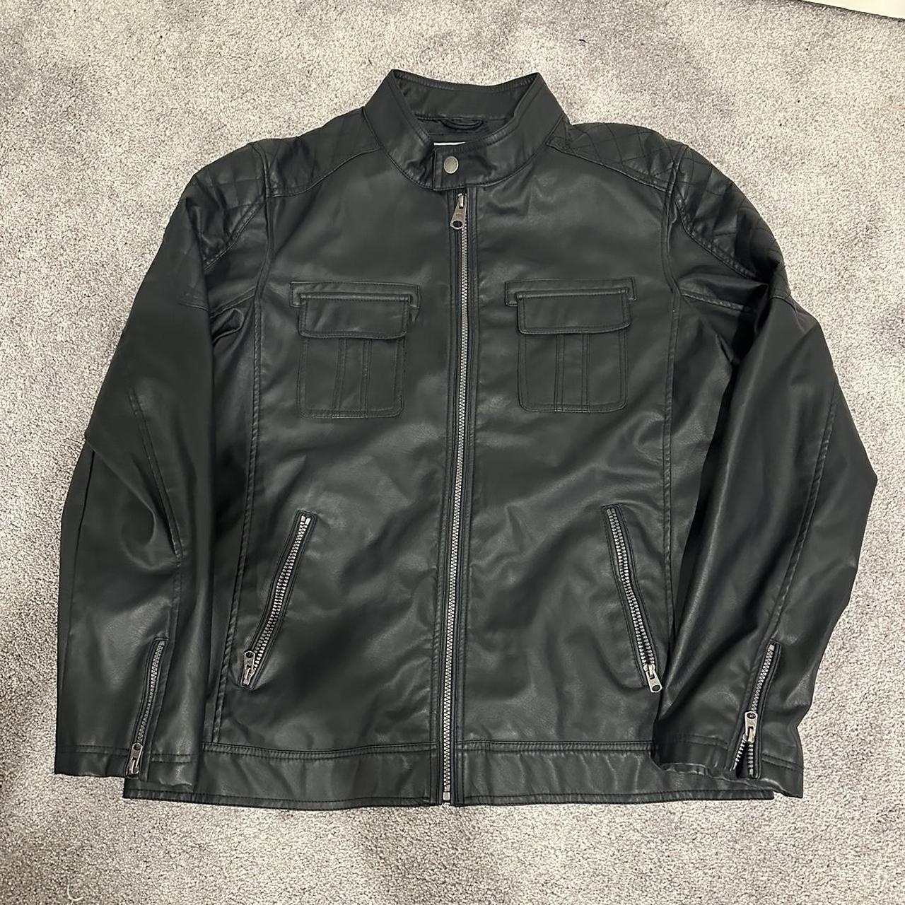 black buffalo david bitton jacket size xl... - Depop