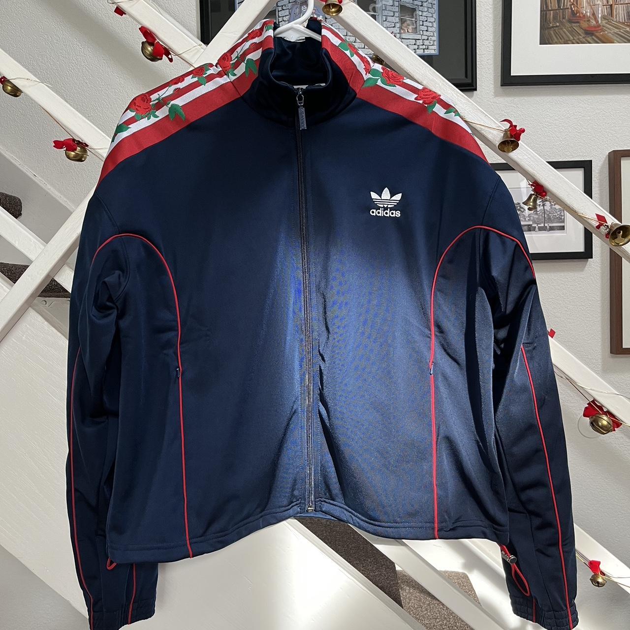 Adidas rose outlet track jacket