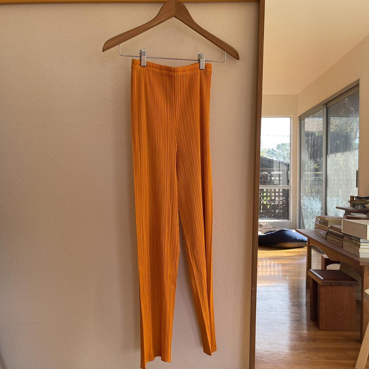Issey Miyake Women's Orange Trousers