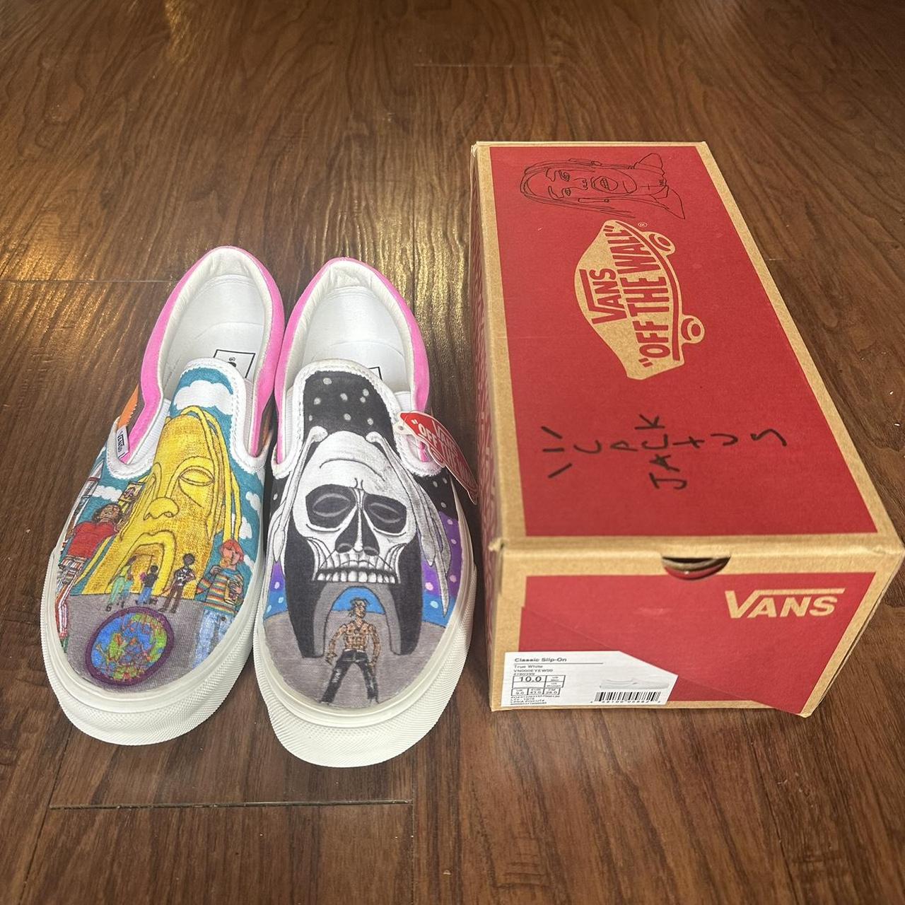 Custom Travis Scott Astroworld Vans Size Men’s... - Depop