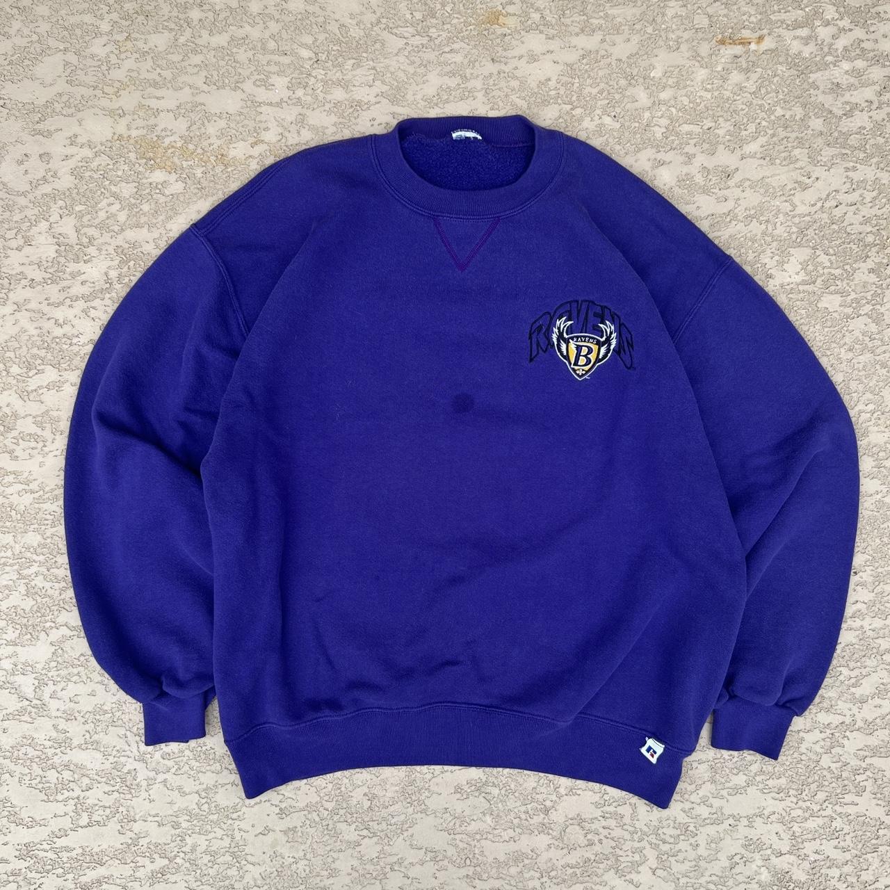 Baltimore Ravens vintage crewneck sweatshirt Men's - Depop