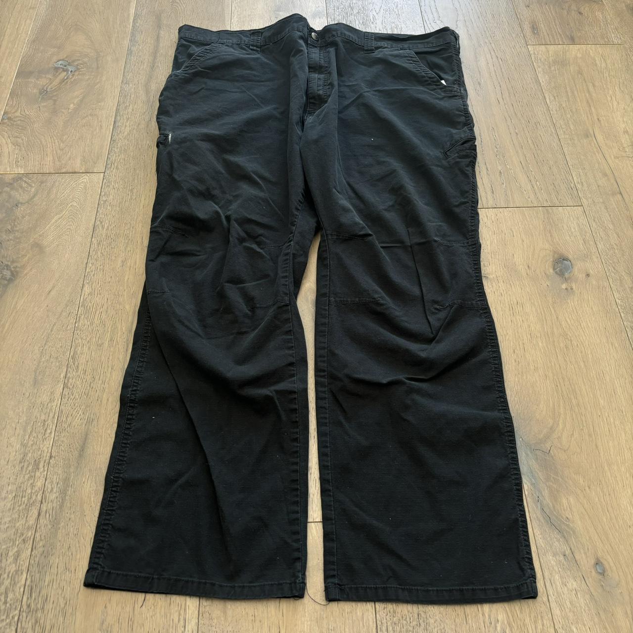 early 2000s cyber grunge black baggy... - Depop