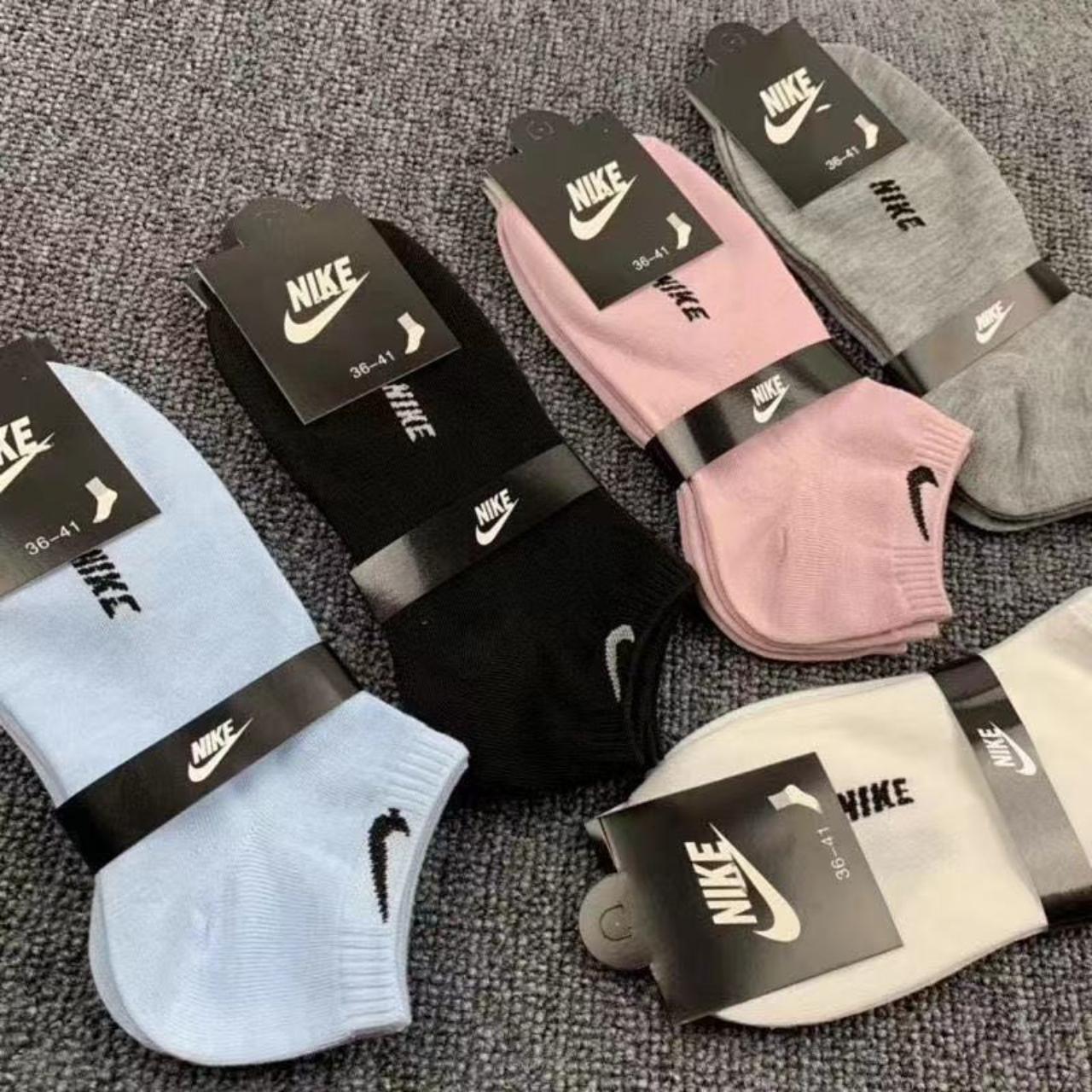 Nike Women Socks (5 Pairs) Mix Colour Size... - Depop