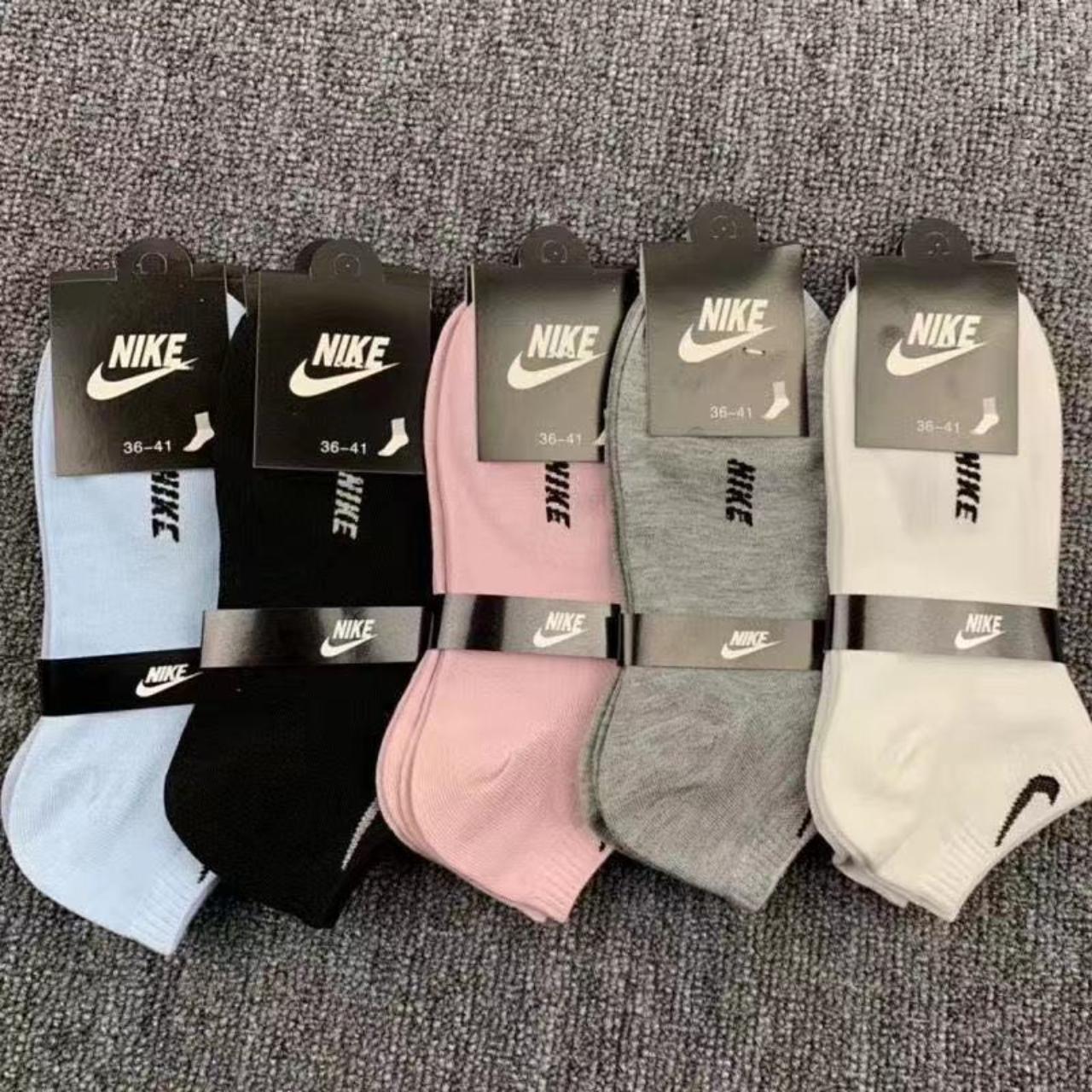 Nike Women Socks (5 Pairs) Mix Colour Size... - Depop