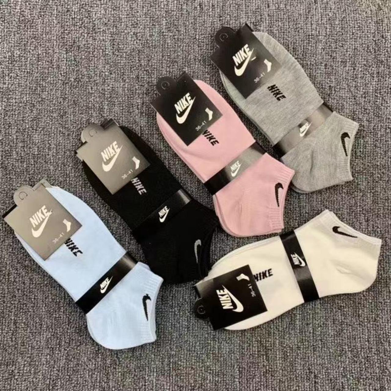 Nike Women Socks (5 Pairs) Mix Colour Size... Depop