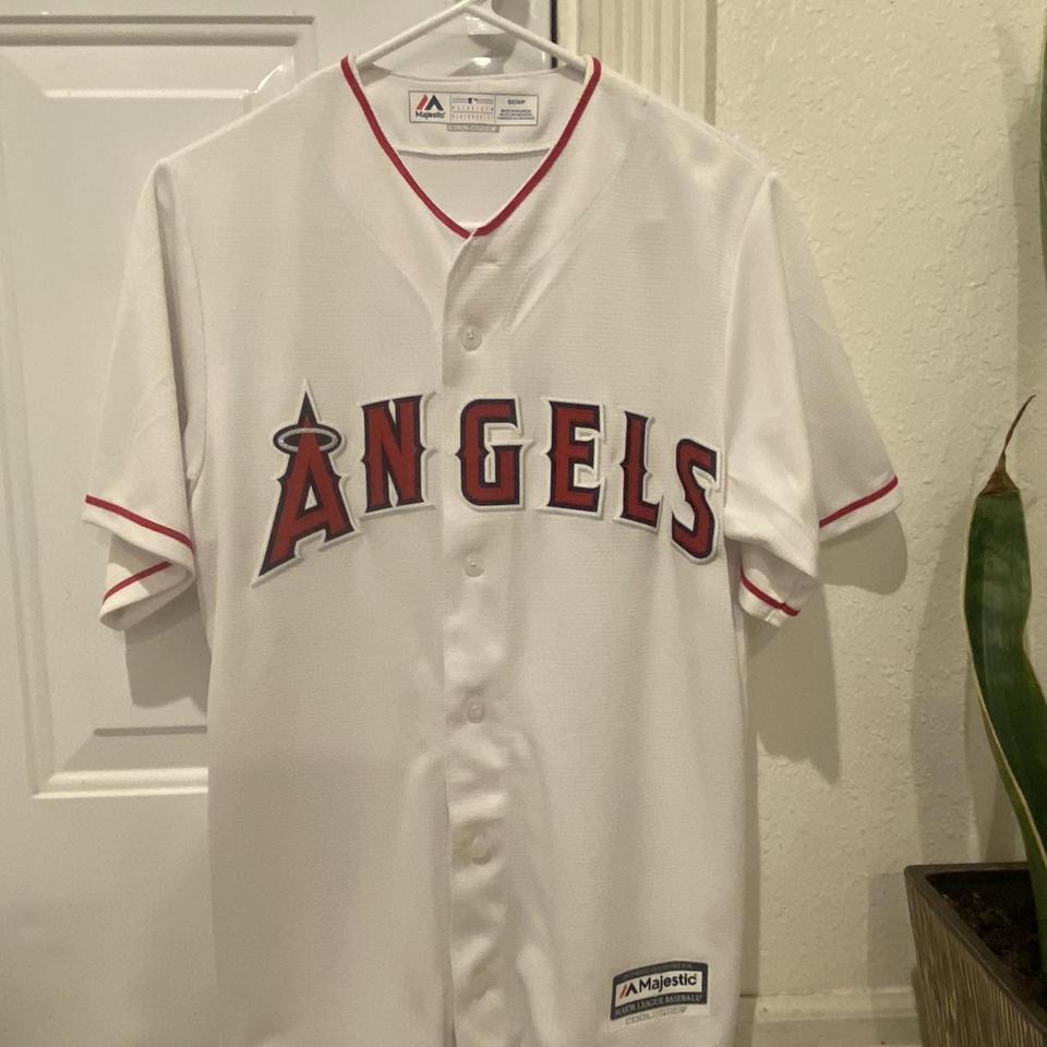 Los Angeles angels baseball t-shirt. Small stain on - Depop