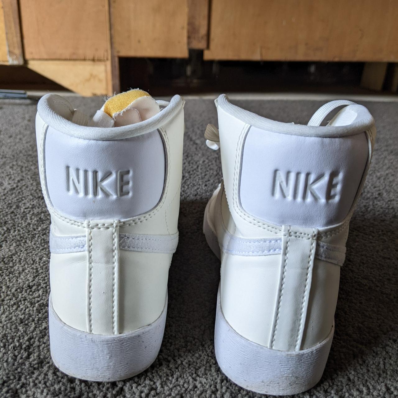 womens nike cream trainers