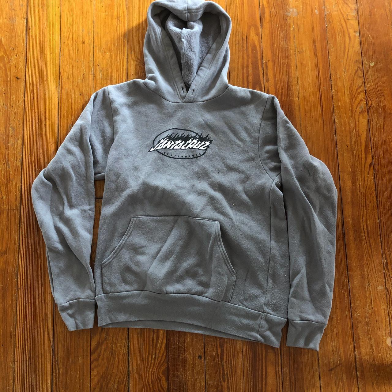 Pretty cool Santa Cruz hoodie in darker grey color... - Depop