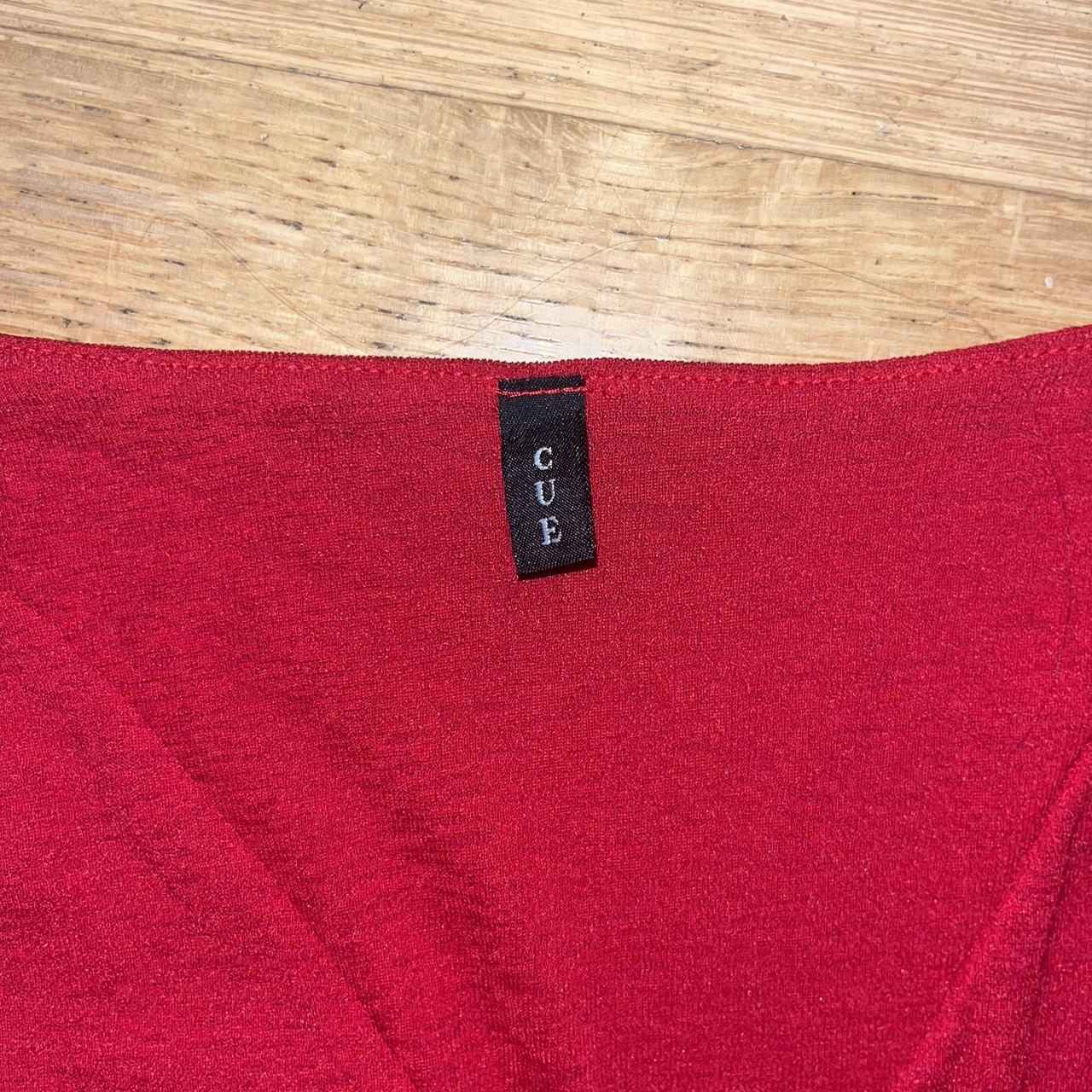 Cue Women's Red Shirt | Depop