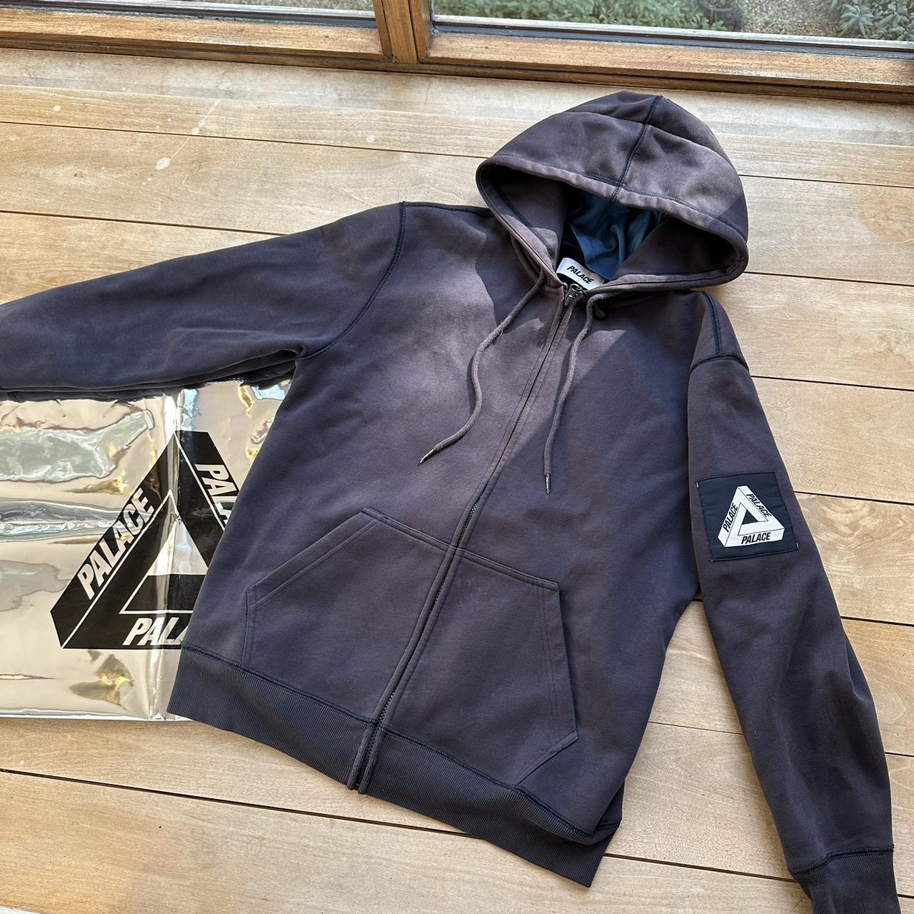 Navy palace zip 2024 up hoodie