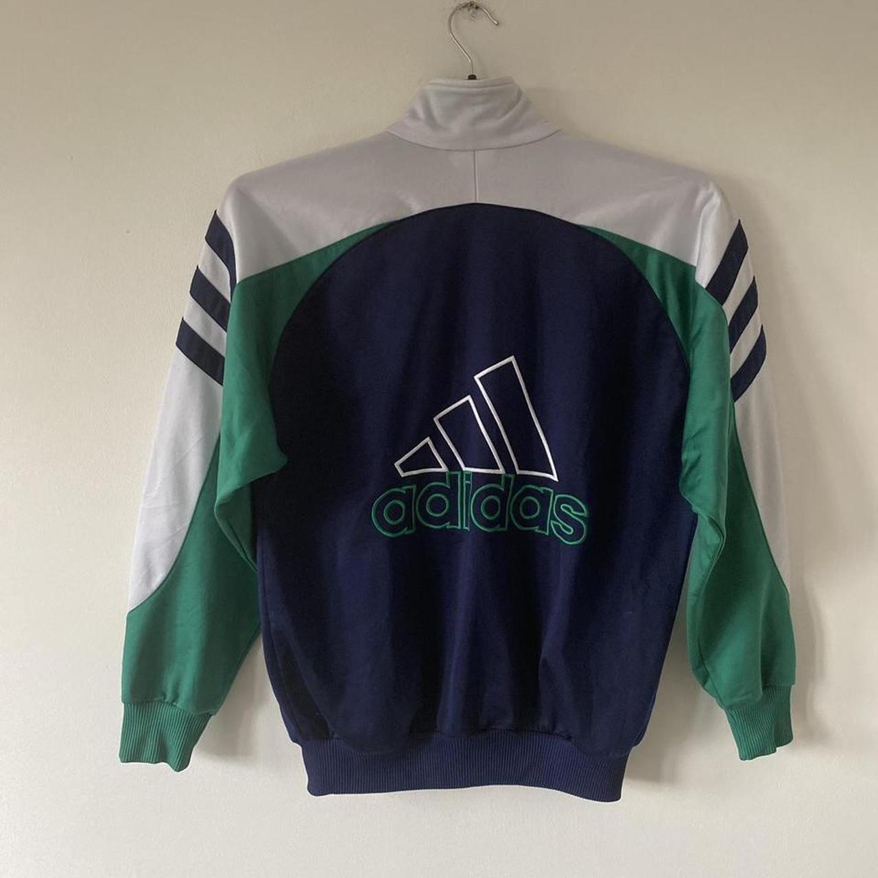 Vintage Adidas Tracksuit Top. Authentic retro 90's | Depop