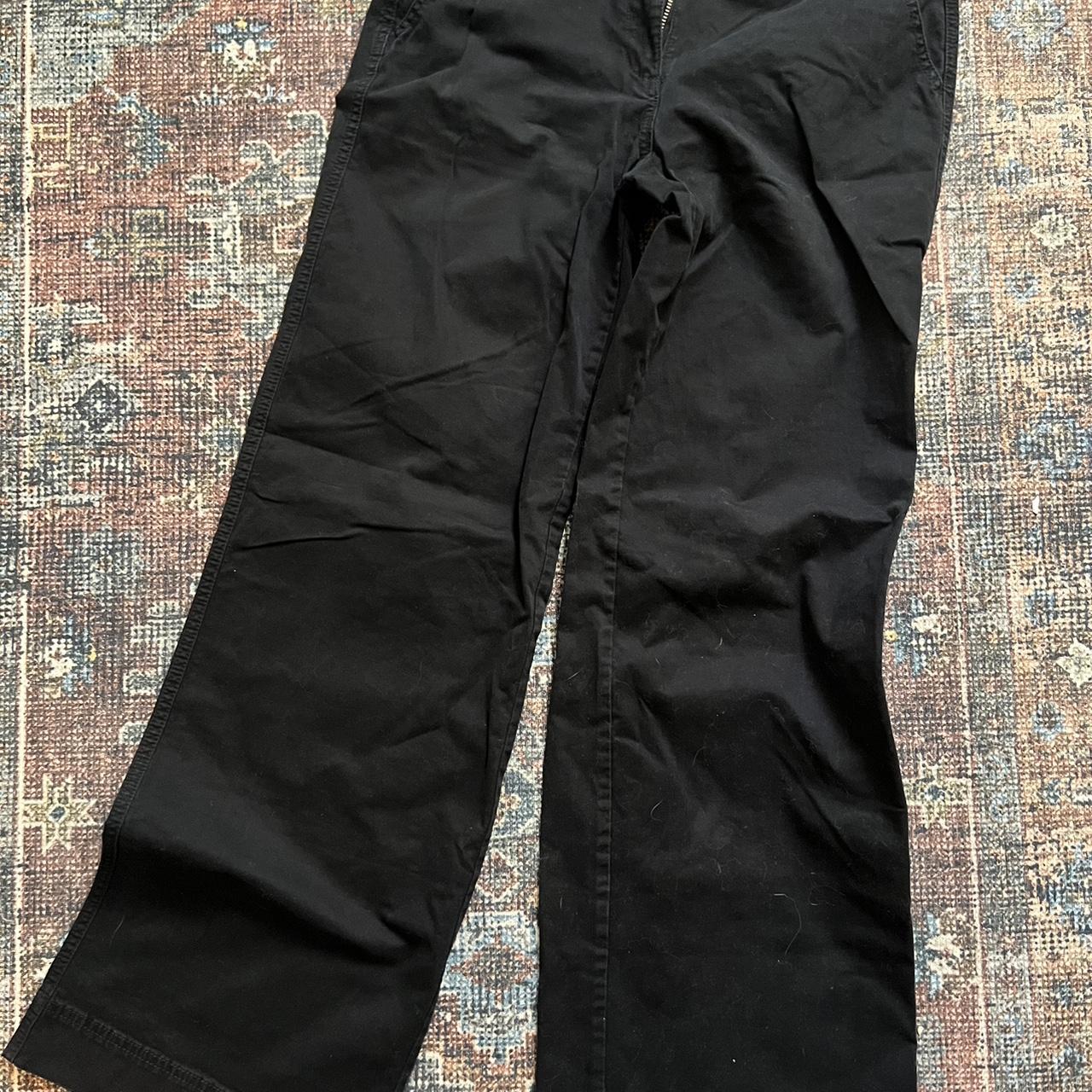 New York & Co low-rise wide leg black pants. No... - Depop