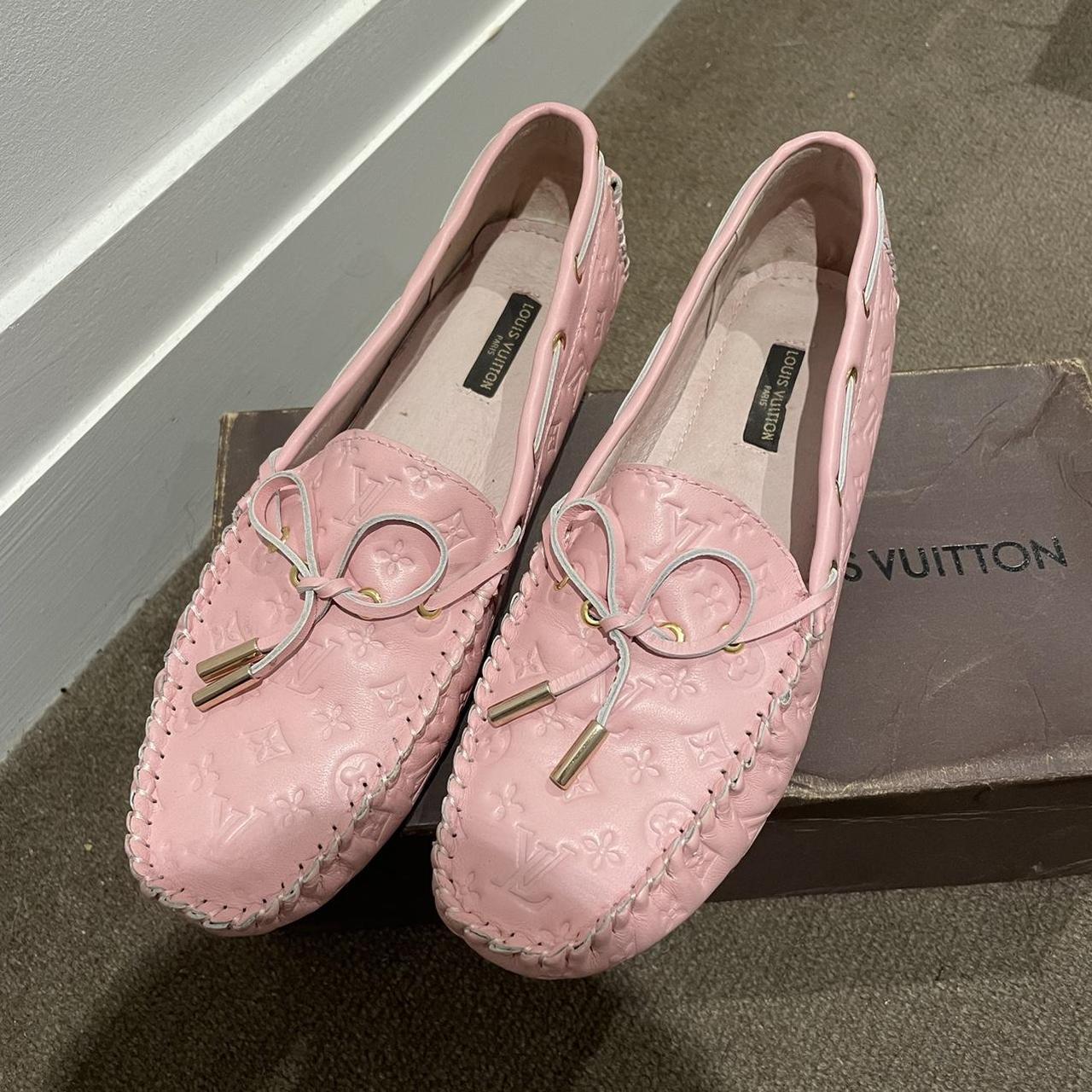 cerise pink loafers